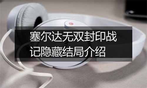 塞尔达无双封印战记隐藏结局介绍