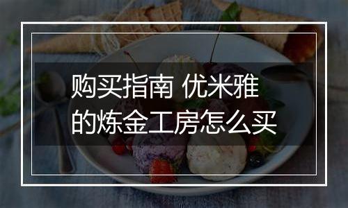 购买指南 优米雅的炼金工房怎么买