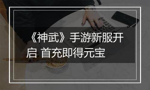 《神武》手游新服开启 首充即得元宝