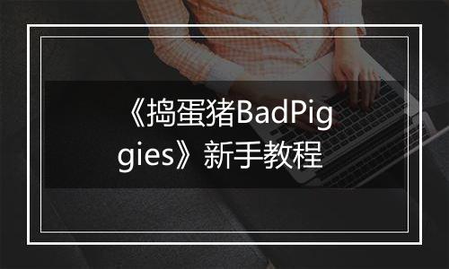 《捣蛋猪BadPiggies》新手教程