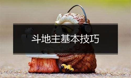 斗地主基本技巧