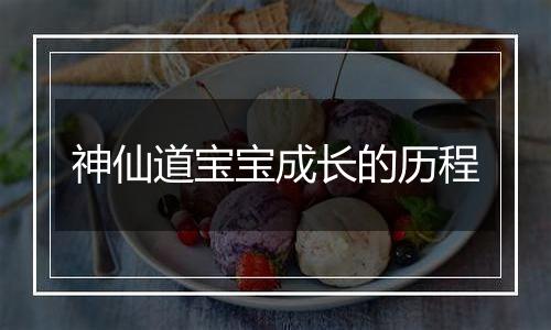 神仙道宝宝成长的历程