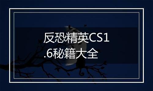 反恐精英CS1.6秘籍大全