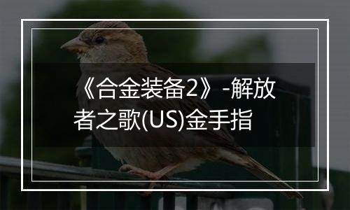 《合金装备2》-解放者之歌(US)金手指