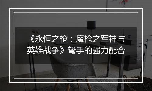 《永恒之枪：魔枪之军神与英雄战争》弩手的强力配合