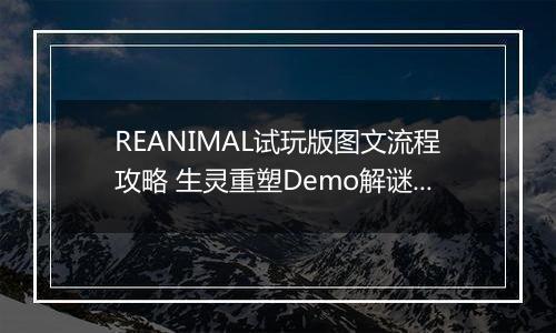 REANIMAL试玩版图文流程攻略 生灵重塑Demo解谜攻略