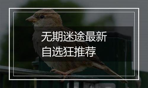 无期迷途最新自选狂推荐