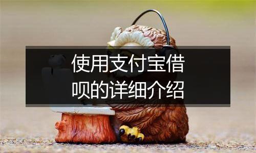 使用支付宝借呗的详细介绍