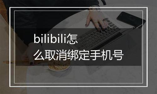 bilibili怎么取消绑定手机号