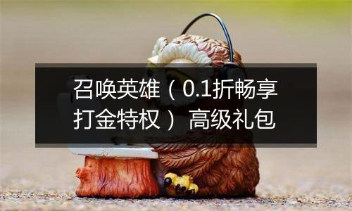 召唤英雄（0.1折畅享打金特权） 高级礼包