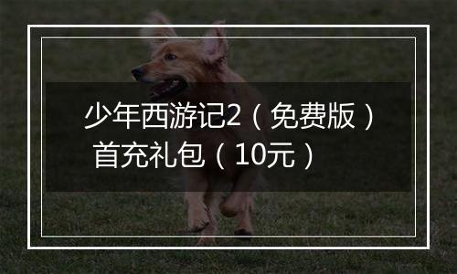 少年西游记2(免费版) 首充礼包(10元)