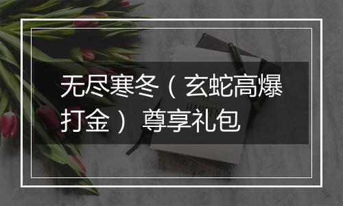 无尽寒冬（玄蛇高爆打金） 尊享礼包