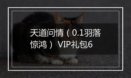 天道问情（0.1羽落惊鸿） VIP礼包6