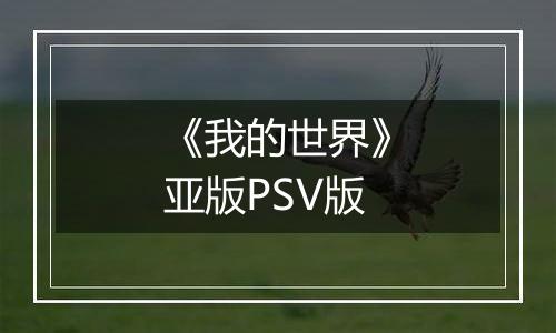 《我的世界》亚版PSV版