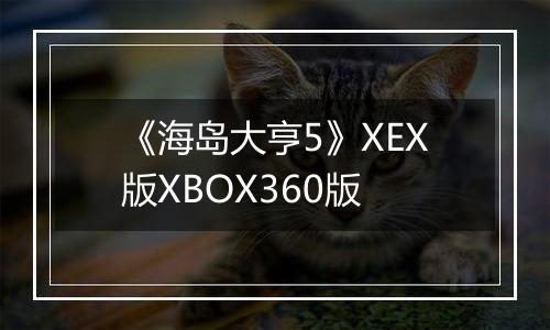 《海岛大亨5》XEX版XBOX360版