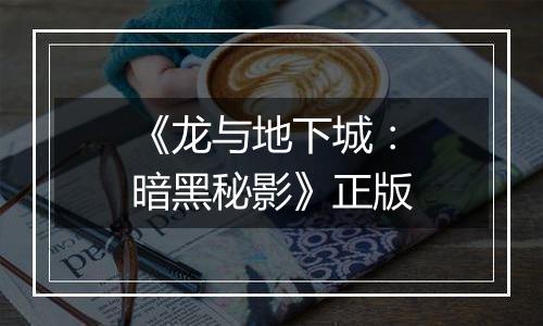 《龙与地下城：暗黑秘影》正版