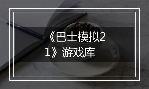 《巴士模拟21》游戏库