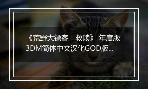 《荒野大镖客：救赎》 年度版 3DM简体中文汉化GOD版XBOX360版