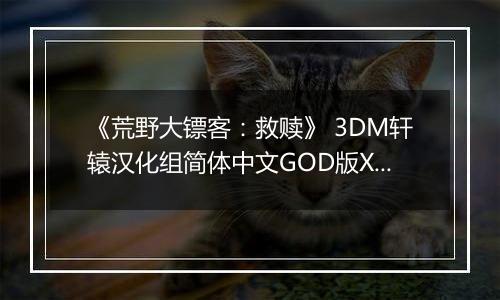《荒野大镖客：救赎》 3DM轩辕汉化组简体中文GOD版XBOX360版