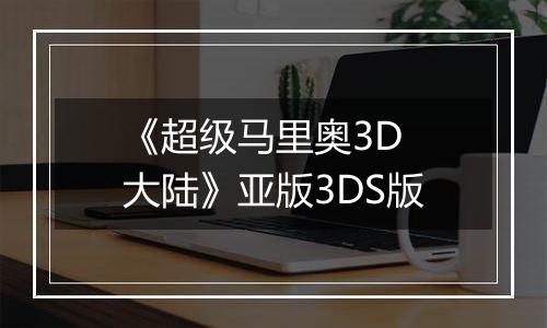 《超级马里奥3D 大陆》亚版3DS版