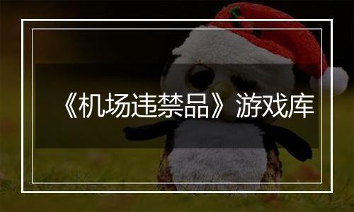 《机场违禁品》游戏库