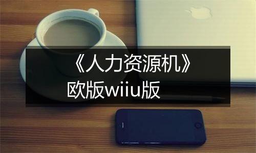 《人力资源机》欧版wiiu版