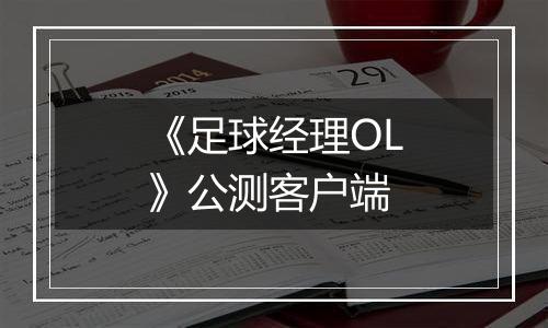 《足球经理OL》公测客户端