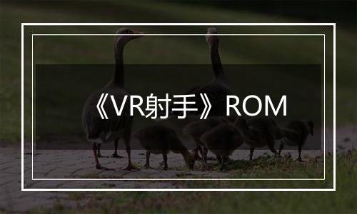 《VR射手》ROM