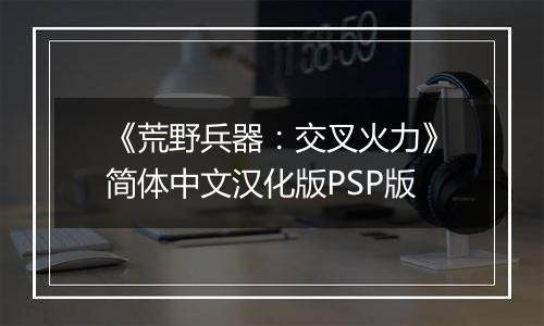 《荒野兵器：交叉火力》简体中文汉化版PSP版