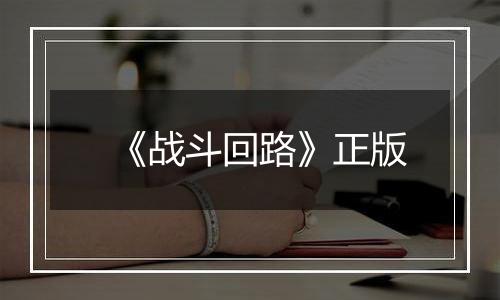 《战斗回路》正版