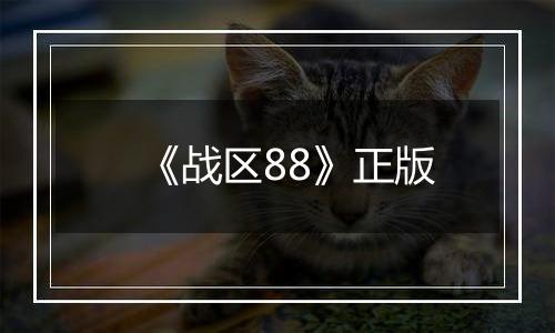 《战区88》正版