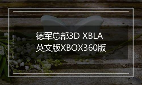 德军总部3D XBLA英文版XBOX360版