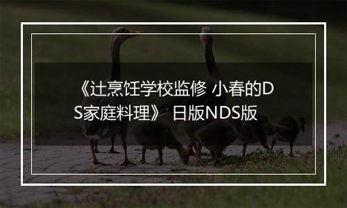 《辻烹饪学校监修 小春的DS家庭料理》 日版NDS版