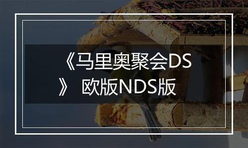 《马里奥聚会DS》 欧版NDS版