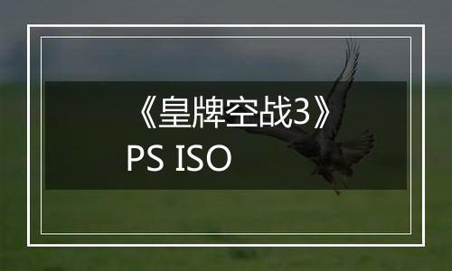 《皇牌空战3》PS ISO