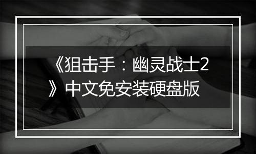 《狙击手：幽灵战士2》中文免安装硬盘版