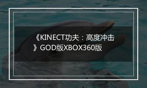 《KINECT功夫：高度冲击》GOD版XBOX360版